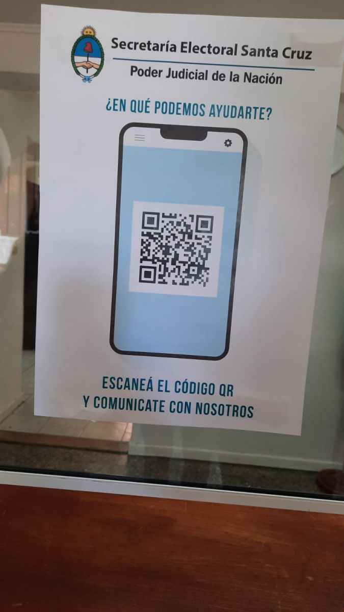 Código QR para escanear. 